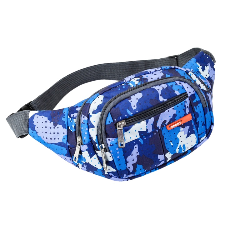 Többszínű alkalmi sporttáska, modern design, könnyű és hordozható, 30x15cm