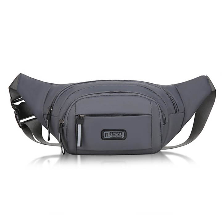 Deréktáska, QttvbTna, Nylon, Szürke