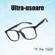 Ochelari protectie calculator, ecran telefon, tableta, laptop, Gaming, anti Lumina Albastra, Anti-reflexie Unisex, cu Toc Ochelari inclus, OUYLAF, Negru