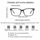 Ochelari protectie calculator, ecran telefon, tableta, laptop, Gaming, anti Lumina Albastra, Anti-reflexie Unisex, cu Toc Ochelari inclus, OUYLAF, Negru