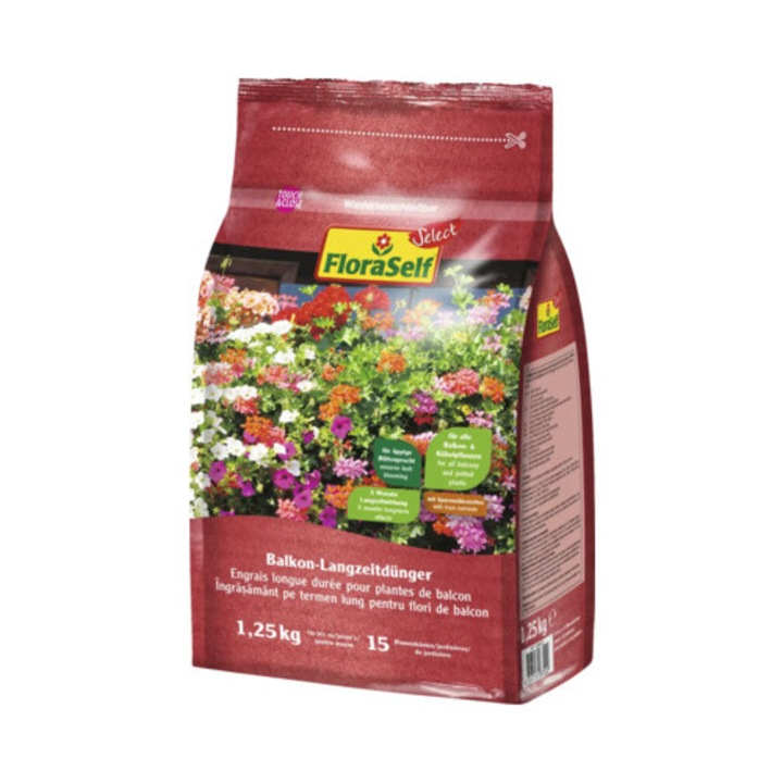 Ingrasamant De Lunga Durata Flori Balcon Floraself Select 1, 25 Kg