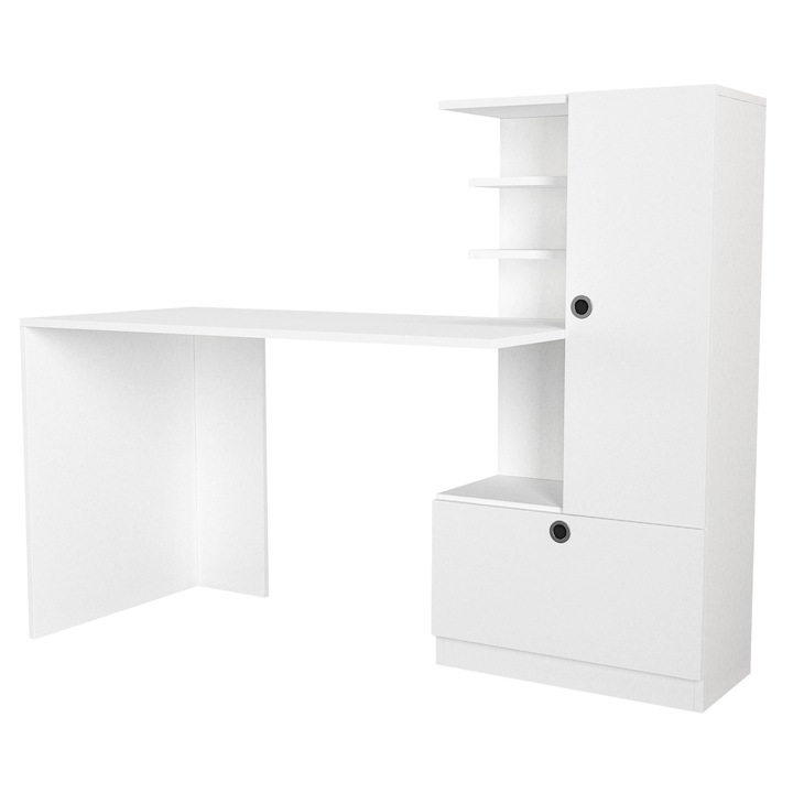 UnicUtil, Бюро, Smart Space, 149,5 x 61,8 x 120 cm, бяло