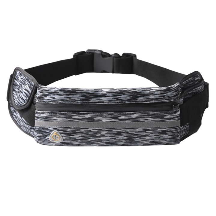 Sporttáska, multifunkcionális, több zsebes kialakítású, víznek, 30x15cm