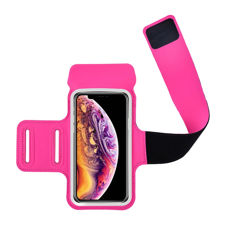 Vízálló sporttáska kerékpározáshoz, kétrétegű kialakítás, 5,5-6,5 hüvelykes telefonokhoz