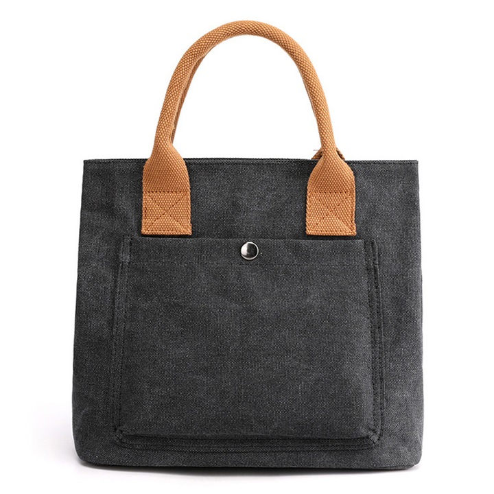 Jormftte női táska, alkalmi, fekete, 28x25x13cm