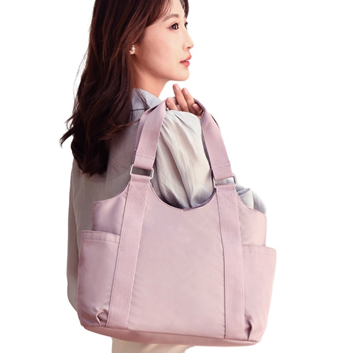 Jormftte válltáska, zöld/lila/sötétkék, 37x32x15cm, 1 szett