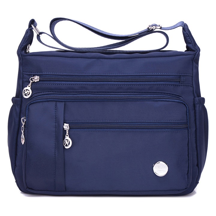 Vízálló válltáska, Jormftte, kék, 25x21x9.5cm