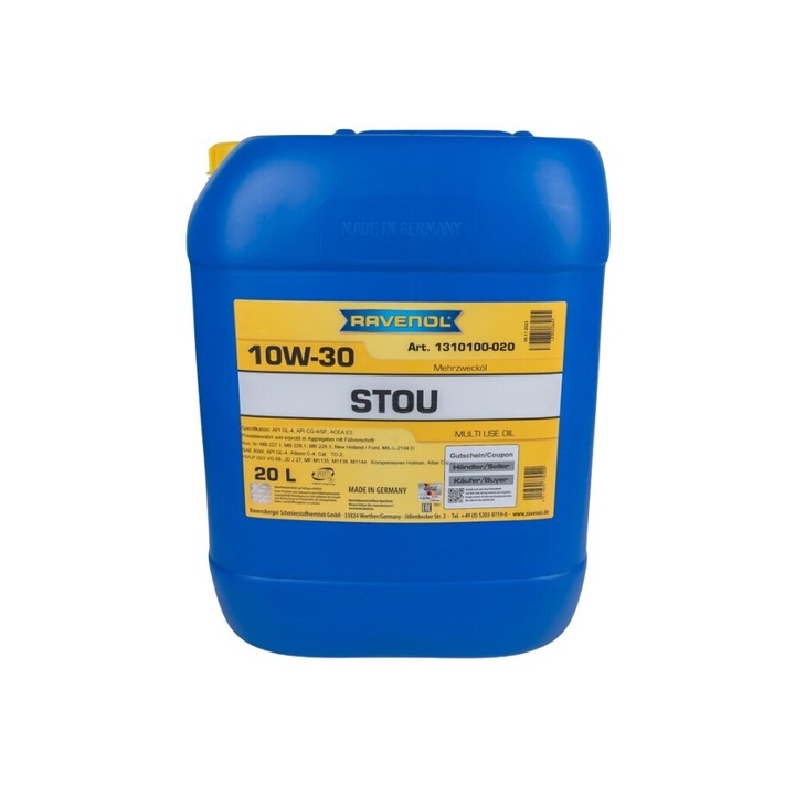 Хидравлично масло Ravenol STOU 10W30 20л