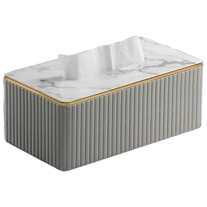 Правоъгълна кутия за салфетки, държач от PU кожа за кутия за салфетки Kleenex, салфетки, правоъгълни калъфи за кутии за салфетки