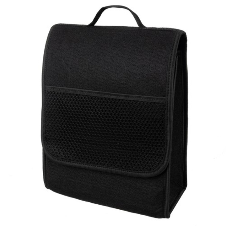 Organizator portbagaj Xtrobb 24808, cu maner, fixare cu arici, negru