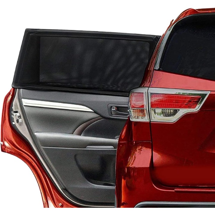 Сенници за кола Jormftte, комплект от 2, еластичен материал, слънцезащита 30+ SPF, универсални размери