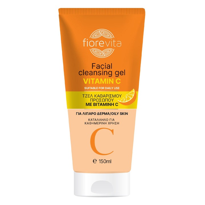Почистващ гел за лице с витамин c 150мл Fiorevita