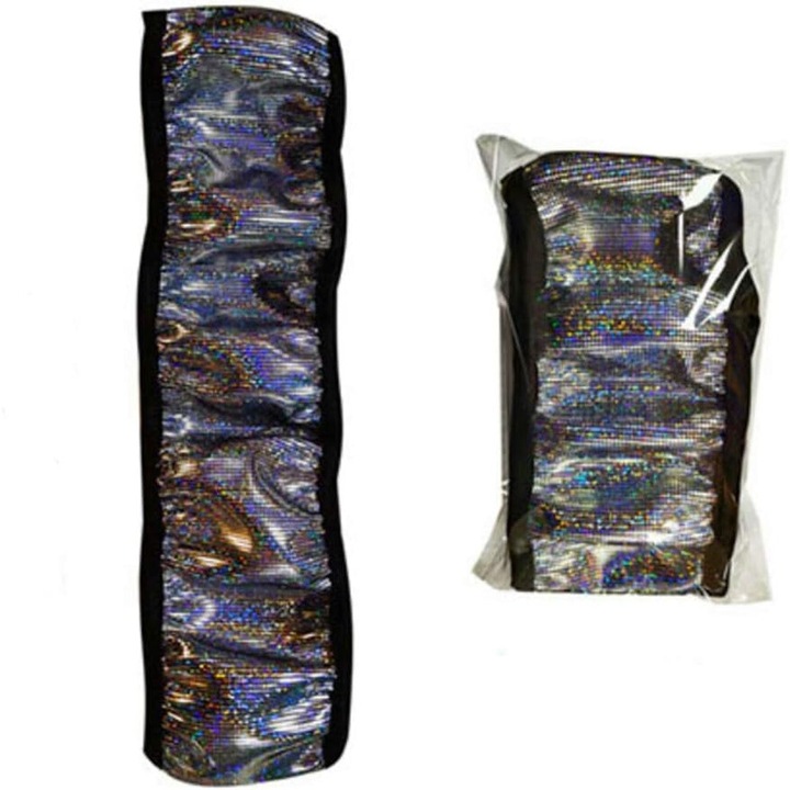 Husa volan stralucitoare, model fulgi de zapada, universala 37-38cm