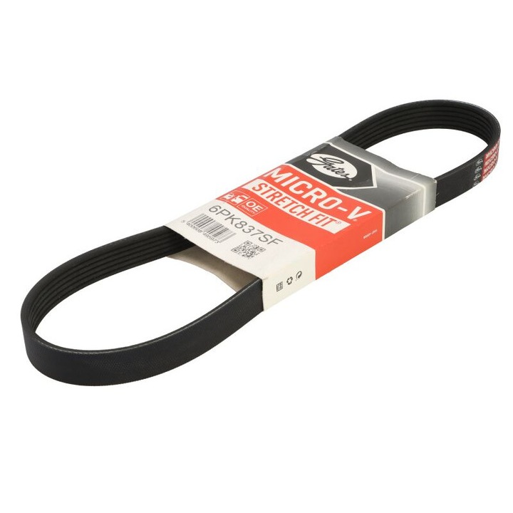 Hosszbordás szíj 6PK837 GATES