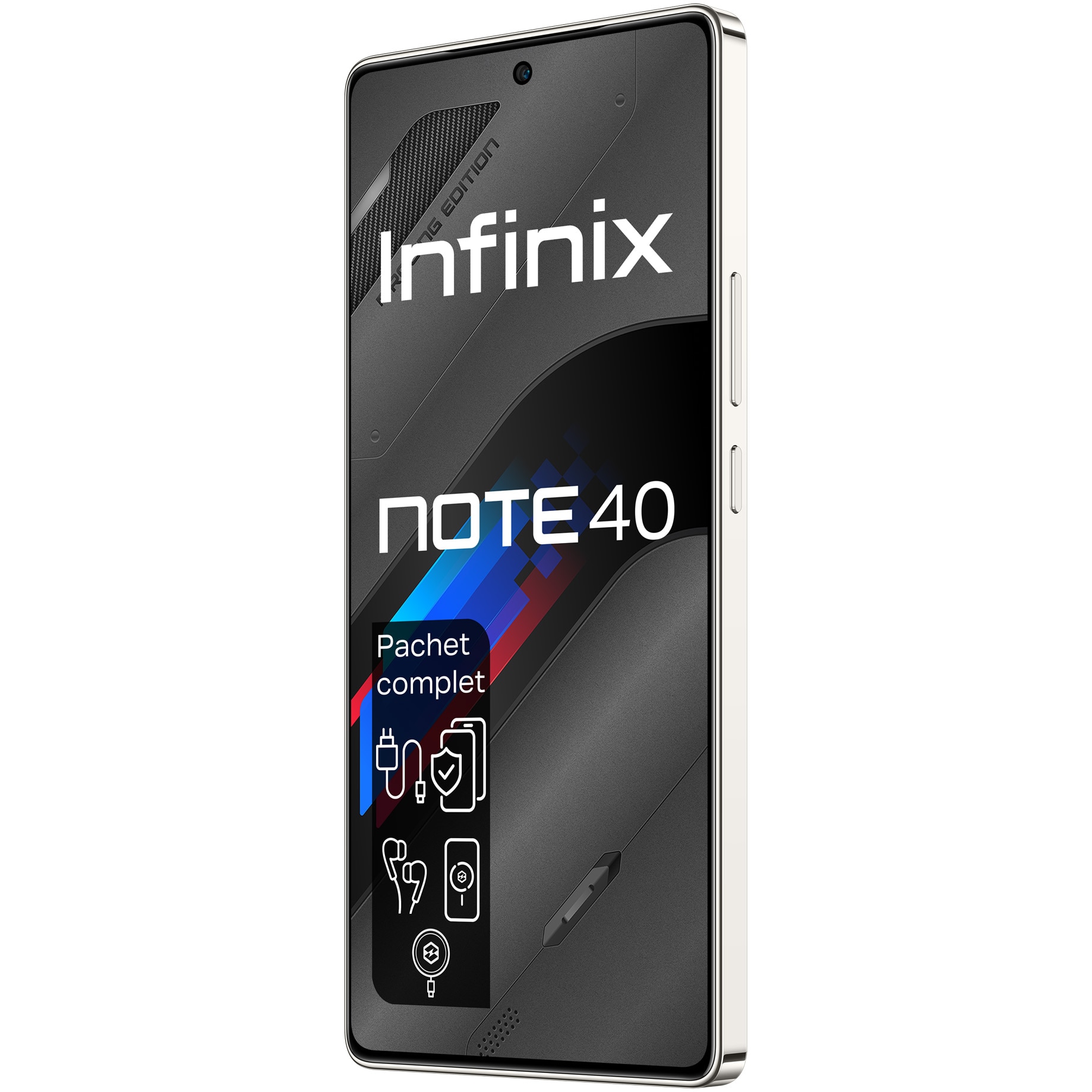 Telefon mobil Infinix NOTE 40, 8GB RAM, 256GB, 4G, Racing Grey