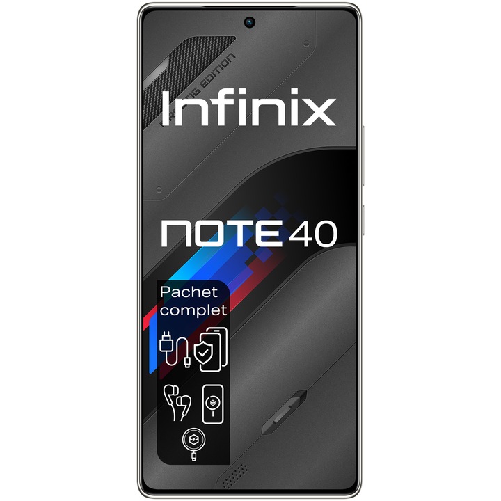 Telefon mobil Infinix NOTE 40, 8GB RAM, 256GB, 4G, Racing Grey