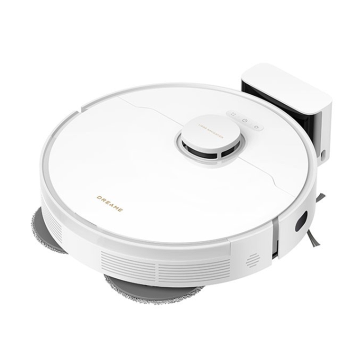 Робот прахосмукачка с моп Dreame L10s Pro Gen 2 RLL42SDA, Ротационен моп, 7000Pa, Резервоар за прах 0.35 л, Резервоар за вода 0.23 л, Батерия 5200mAh, Бял