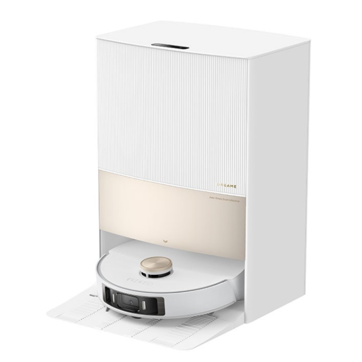 Робот прахосмукачка с моп Dreame L20 Ultra Complete RLX41CE-1-C, Ротационен моп, Автоматична изпразваща станция 3.2 л, 7000Pa, Резервоар за прах 0.3 л, Резервоар за вода 0.08 л, 6400mAh, Автономност до 180 минути, Бял