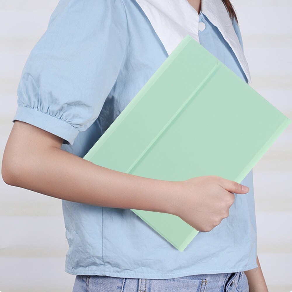 Husa tableta pentru Apple iPad Air 4, piele ecologica, tastatura Bluetooth, verde