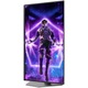 Монитор Gaming AGON Pro by AOC AG326UD, 31.5", 4K (3840x2160), QD-OLED, 165Hz, 0.03ms GtG, Adaptive Sync, NVIDIA G-SYNC™, HDR™ True Black 400, Low Blue Light, Flicker Free, Говорители 8Wx2, 2x HDMI 2.1, 2x DP 1.4, USB 3.2 Gen1 Hub, Pivot, Черен