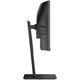 Монитор AOC, Извит, 34", VA, WQHD, 100Hz, 4ms, 1ms, FlickerFree, Високоговорители 5W x 2, HA, HDMI, DisplayPort, USB, hub, USC-C, KVM, RJ45, CU34P3CV, Черен