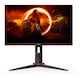 Monitor Gaming AOC, 23.8", IPS, QHD, 165Hz, 4ms, 1ms, FlickerFree, Boxe, 2x2W, HA, Pivot, HDMI, DisplayPort, Q24G2A/BK, Negru