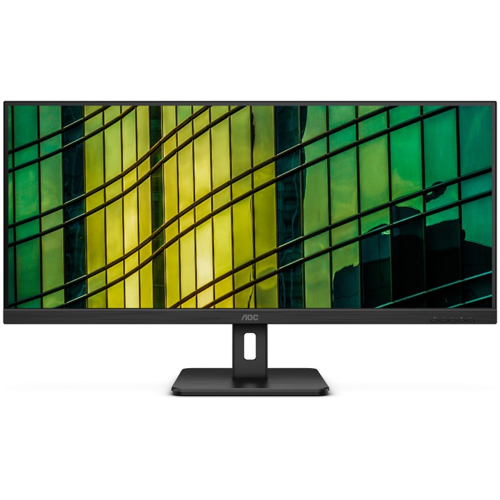 Monitor AOC 34", VA, WQHD, 100Hz, 4ms, FlickerFree, HDMI, DisplayPort, U34E2M, fekete