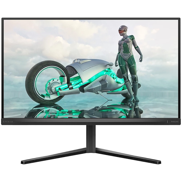 Monitor Gaming Philips EVNIA, 27", IPS, FHD, 180 Hz, 1 ms, 0,5 ms, HDR10, FlickerFree, Hangszórók 2W x 2, HA, Pivot, HDMI, DisplayPort, 27M2N3200A/00, fekete