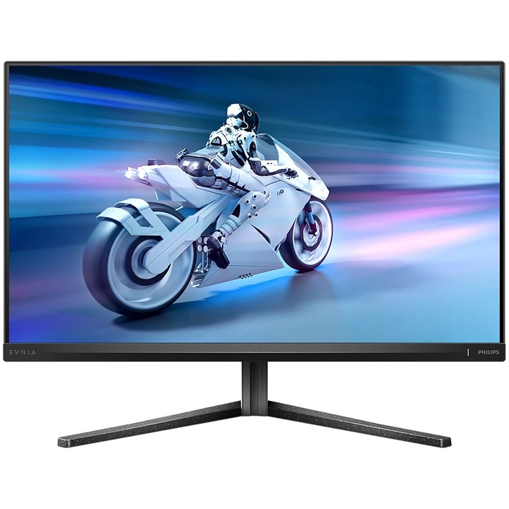 Monitor Gaming Philips EVNIA, 27", IPS, QHD, 180 Hz, 1 ms, 0,5 ms, HDR400, FlickerFree, HA, Pivot, HDMI, DisplayPort, 27M2N5500/00, fekete