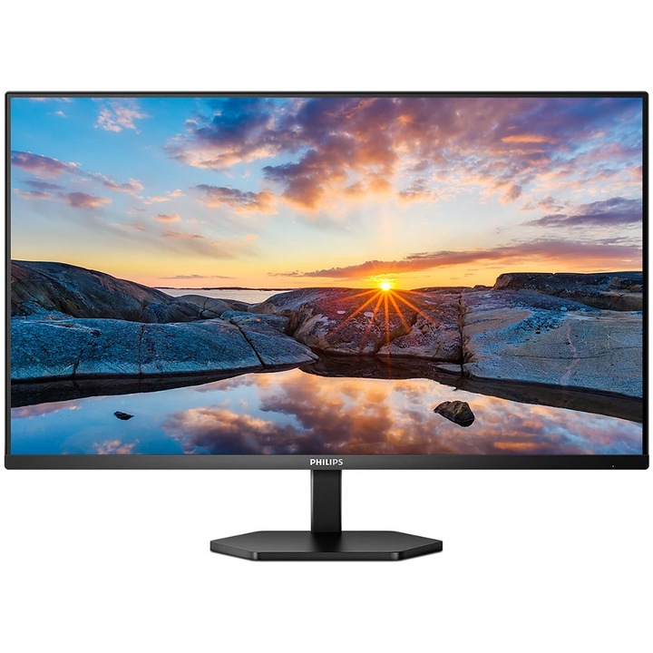 Philips 32E1N3100LA/00 monitor, 31.5", VA, FHD, 75 Hz, 4 ms, 1 ms, FlickerFree, 5 W x 2 hangszóró, HDMI, fekete