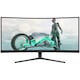 Monitor Gaming Philips EVNIA Curbat, 34", VA, WQHD, 180Hz, 1ms, 0.5ms, HDR10, FlickerFree, HDMI, DisplayPort, 34M2C3500L/00, Negru