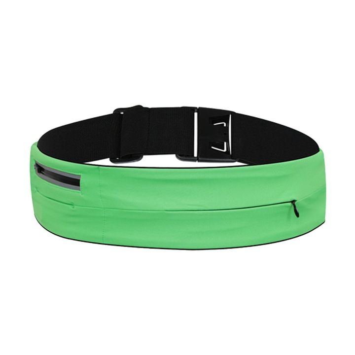 Állítható sporttáska futáshoz, szett telefonhoz, pénzhez, kulcsokhoz, fekete