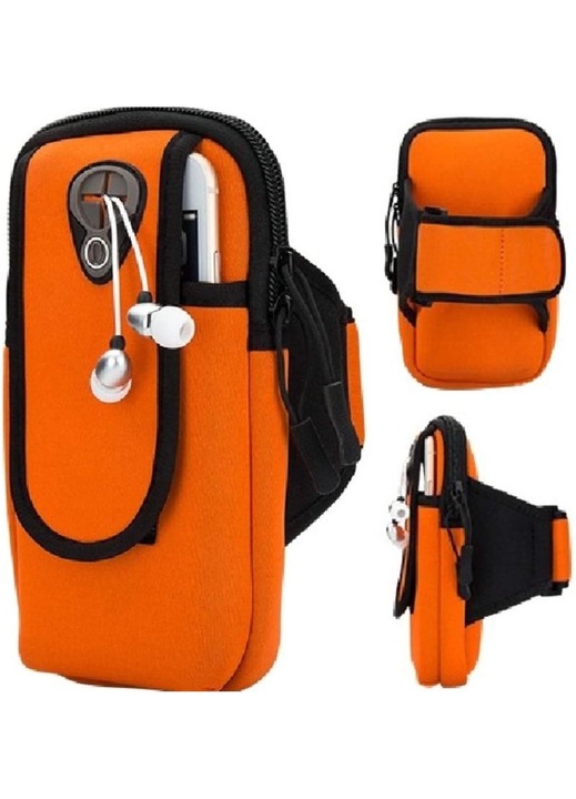 Telefon karfa, Univerzális, fekete narancssárgával, 8x16 hüvelyk