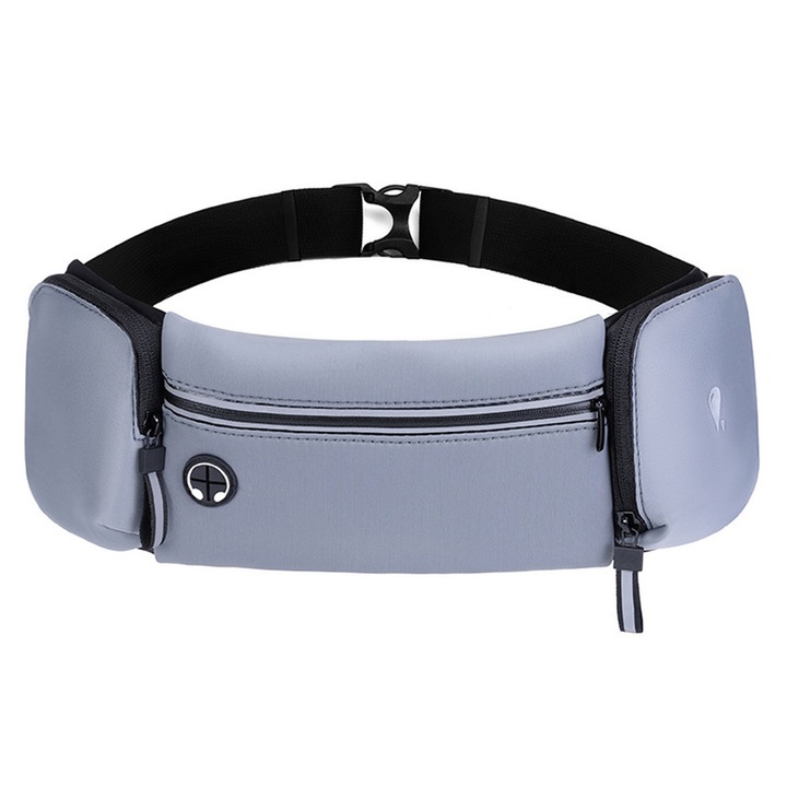 Futóöv víztartóval. Deréktáska kocogáshoz, túrázáshoz, kerékpározáshoz, kutyasétáltatáshoz