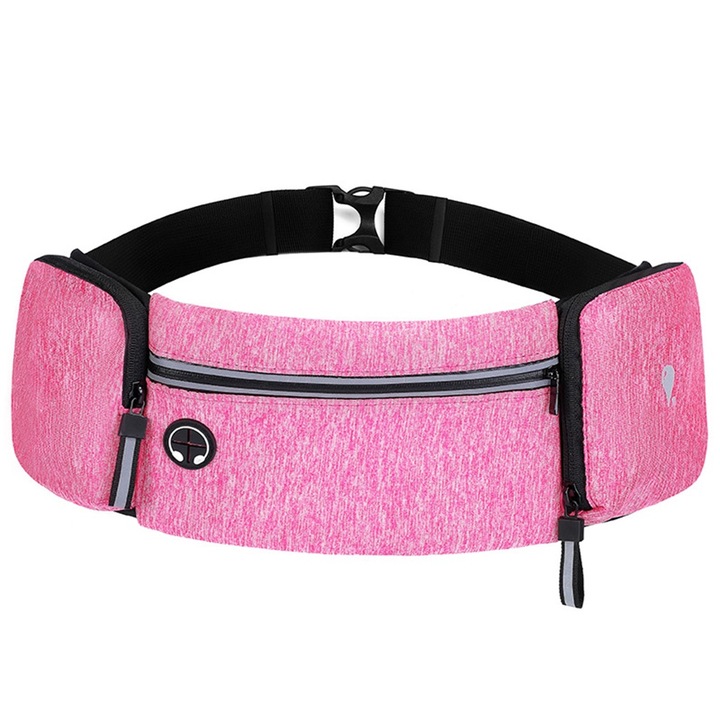 Sporttáska, rózsaszín-piros terepmintás, szett