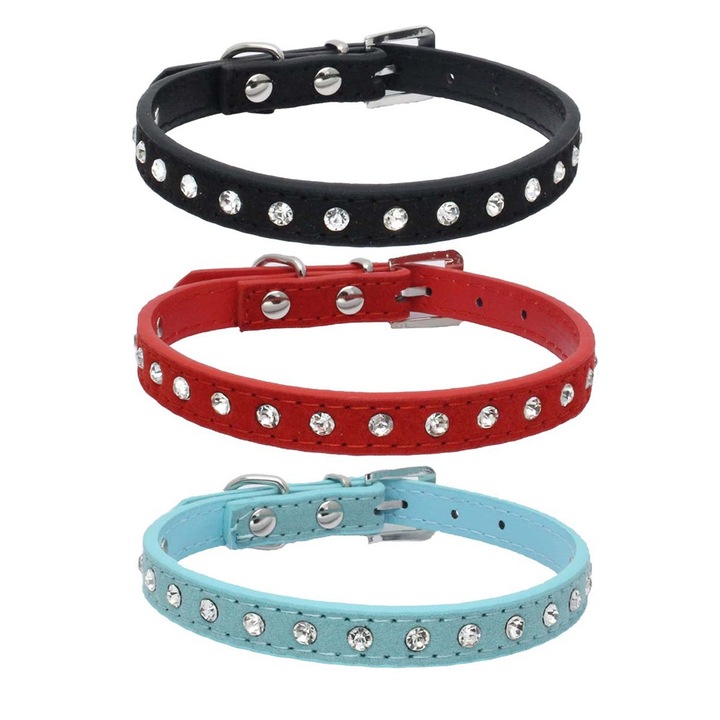 Zgarzi caini, cristale, set, multicolor