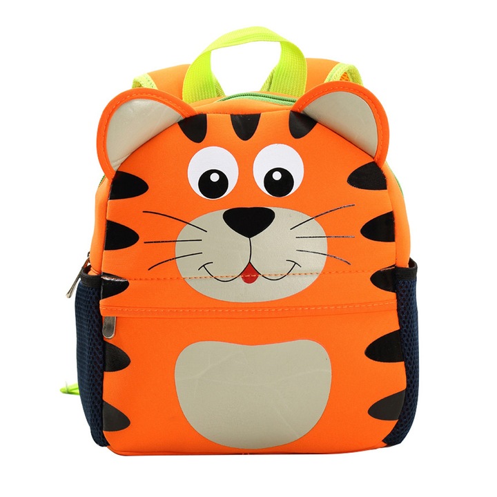 Rucsac copii, animal desen animat, usor, curele ajustabile, multicolor