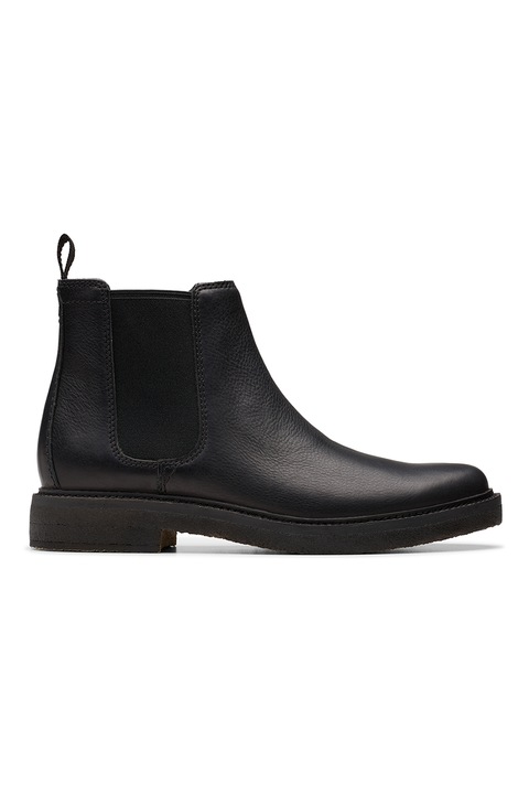 Clarks, Кожени боти Clarkdale Easy тип Chelsea, Избеляло черно