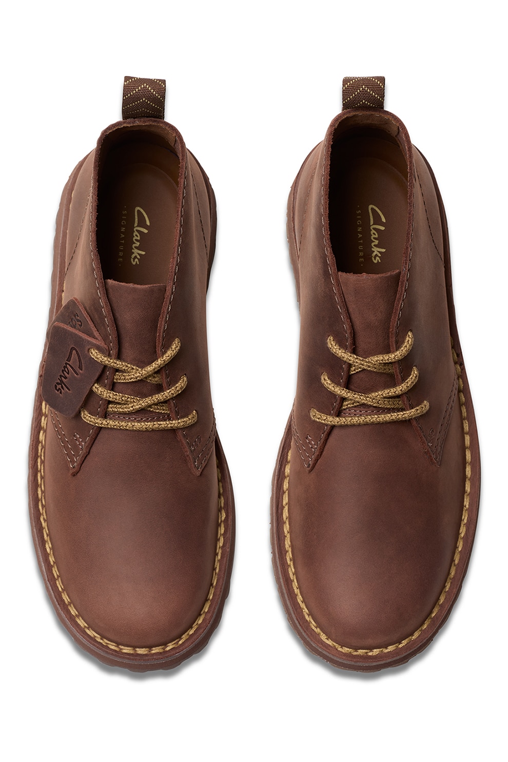 Clarks, Ghete Solsbury, Caramel, 10.5 - eMAG.ro