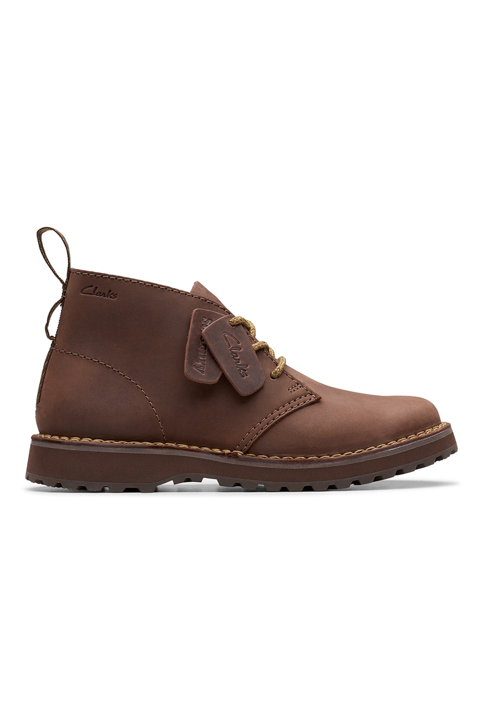 せつ出品【Clarks】 Clarks, Ghete Solsbury, Caramel, 10.5 - eMAG.ro