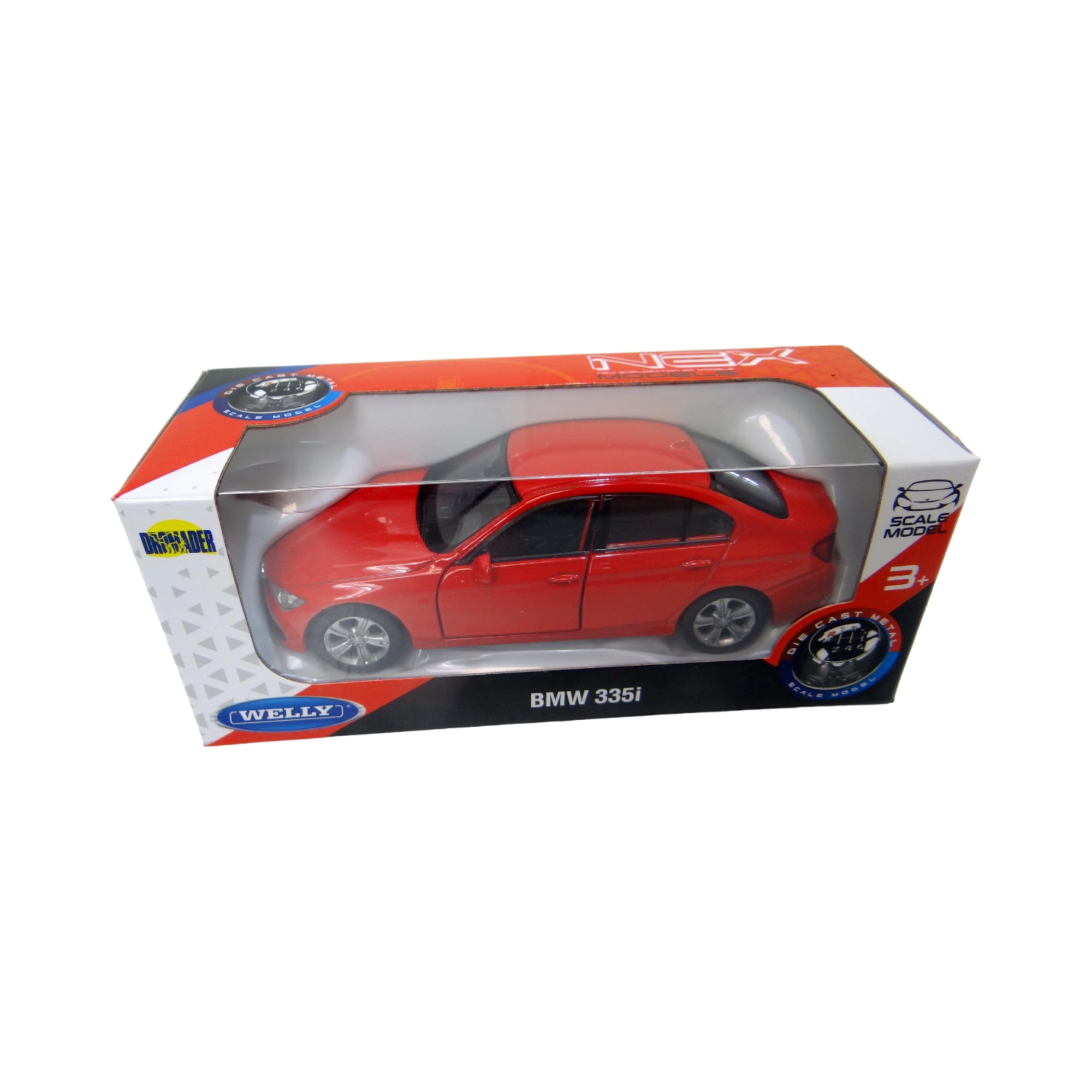 Macheta auto BMW 335i, rosu, Welly, 1:34 - eMAG.ro