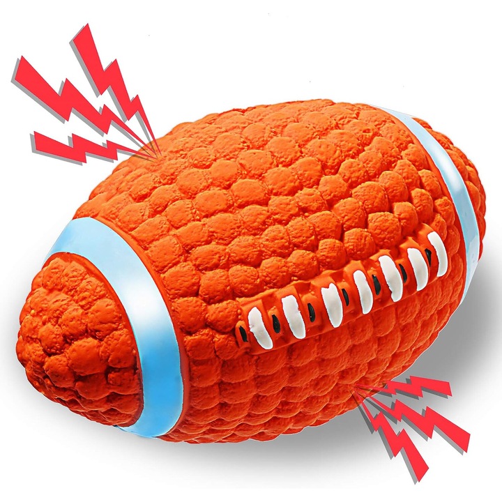 Jucarie pentru caini, AMRINUGL, minge de mestecat, latex durabil, dimensiune L