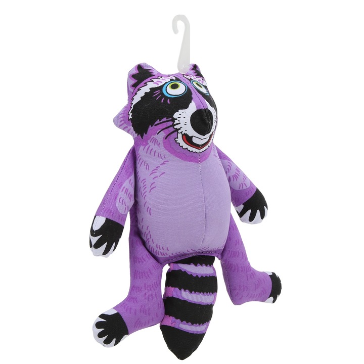 Jucarie pentru caini, AMRINUGL, panza, 24x18cm, mov/negru