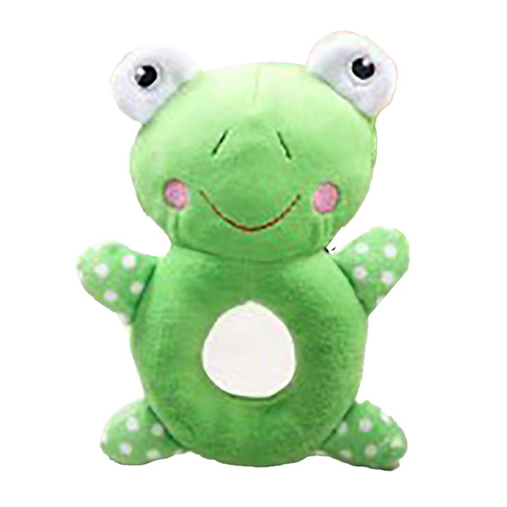 Jucarie pentru caini, AMRINUGL, plus, forma de broasca, verde