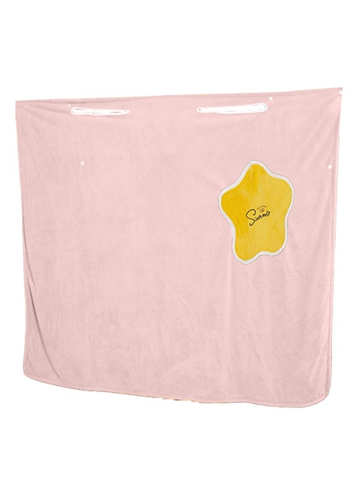 Halat baie, Microfibra, roz