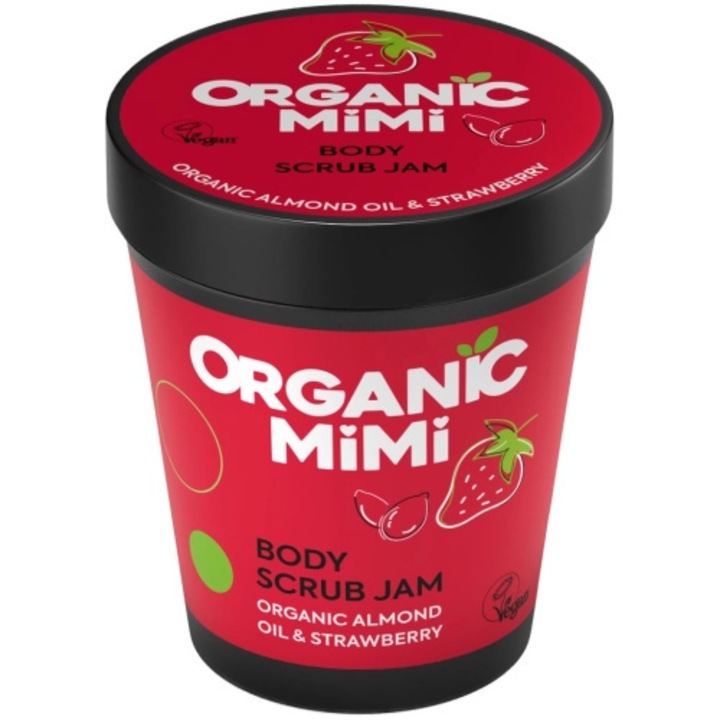 ORGANIC MiMi testpeeling, eper és mandulaolajjal, 250g