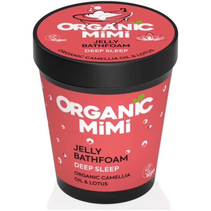 ORGANIC MiMi Deep Sleep tusfürdő kamélia olajjal és lótusz kivonattal, mély relaxáció, 200 ml