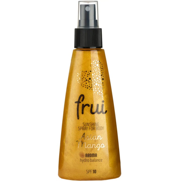 Spray de corp FRUI Asian Mango, efect racoritor, SPF 10, 150ml