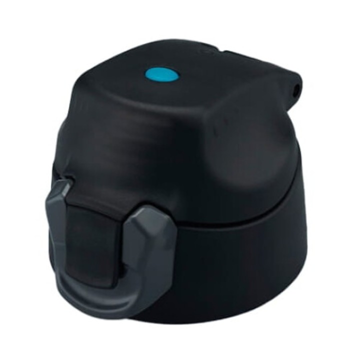 Резервен капак, термос, пластмасов, с уплътнение, 1000 ml, черен