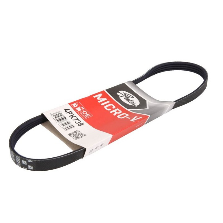 Hosszbordás szíj 4PK738 GATES